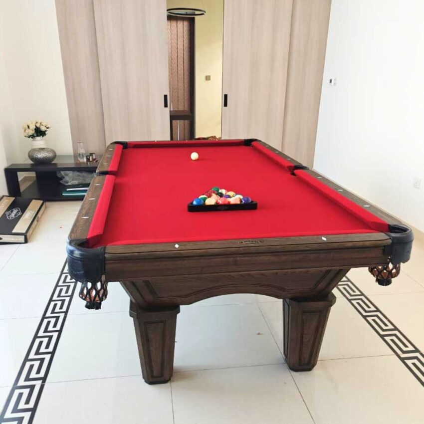 8ft Brunswick Glenwood With Tapered Leg Pool Table