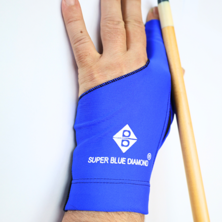 Super Blue Diamond Pool Billiard, Snooker Gloves/Blue