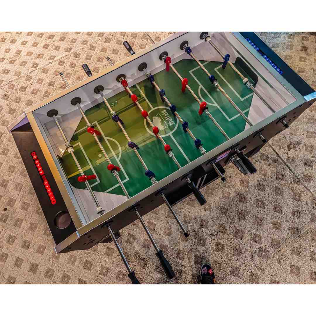 Foosball Table with coin table