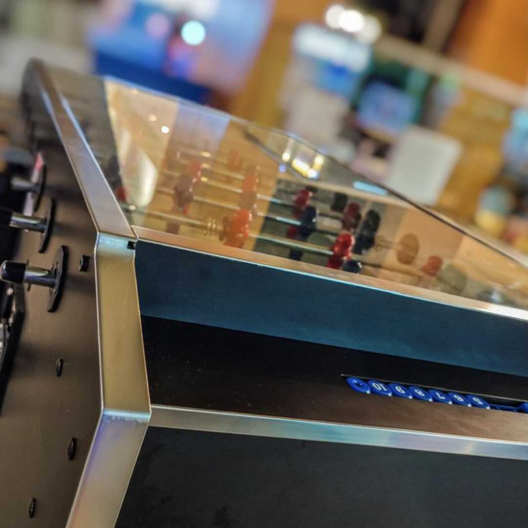 Foosball Table with coin table