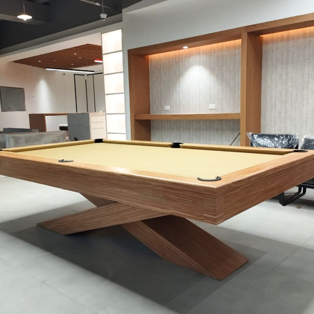 Solid wood luxury pool table