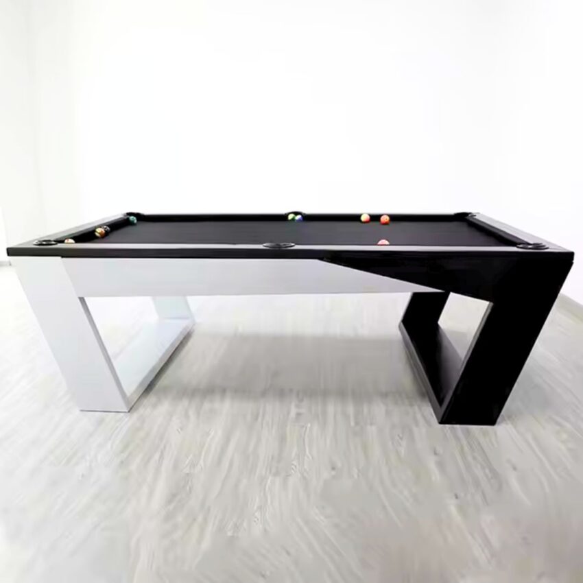 Rais 8ft Luxury Pool Table / Black & White