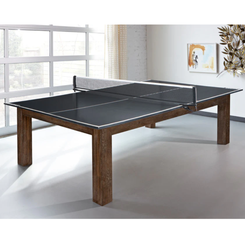 Pool Table With Convertable Tennis Top