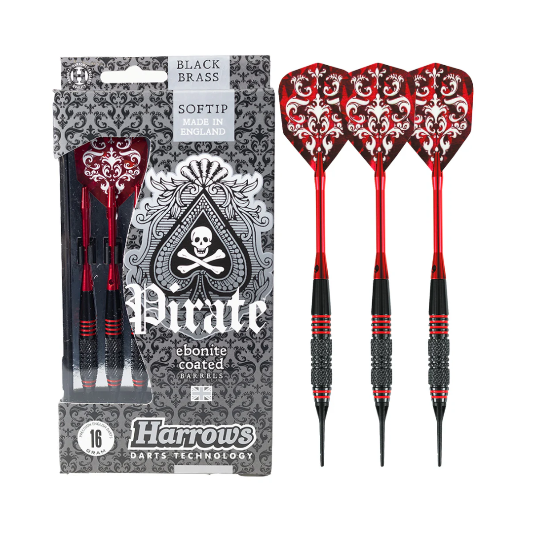 Harrows Pirate Red Dart Pins