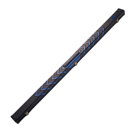 Peradon 3/4 Clubman Black Blue Arrow Snooker Cue Case