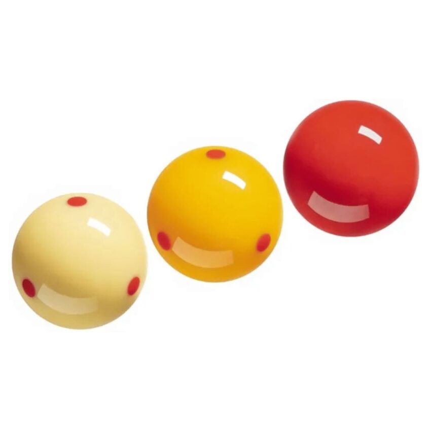 Carom 60mm (3 Balls | 1 Red, 1 White & 1 Yellow)