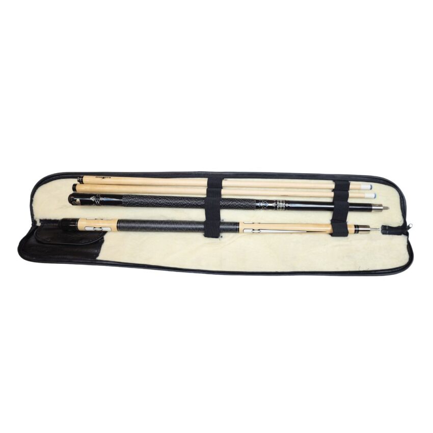 3/4 Riley Used Billiard Soft Cue Case/Black