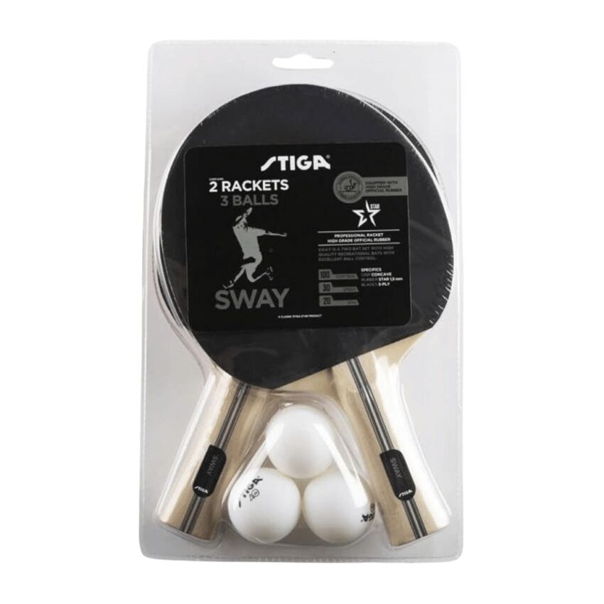 Stiga Tennis Table Rackets Set Sway Hobby | Tennis Table Bat