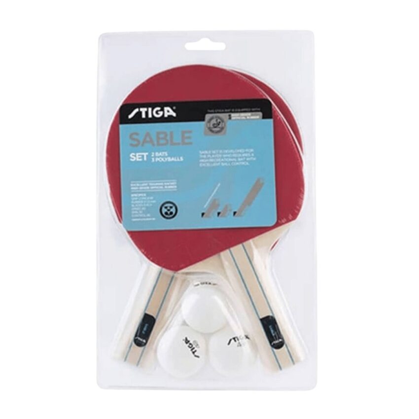 Stiga Tennis Table Rackets Set Sable | Tennis Table Bat