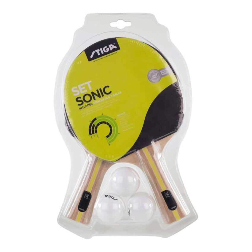 Stiga Ping Pong Paddles Set Sonic | Tennis Table Bat