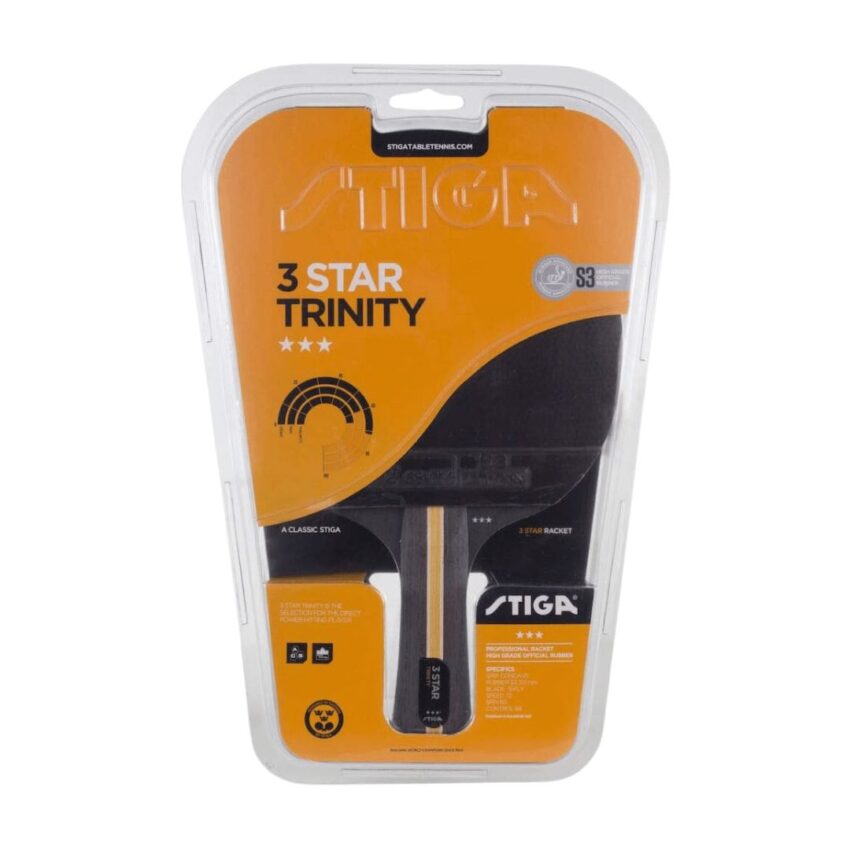 Stiga Ping Pong Paddles Trinity 3 Star | Tennis Table Bat