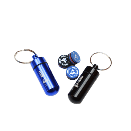 3pc Snooker & Pool Cue Tips with Keychain