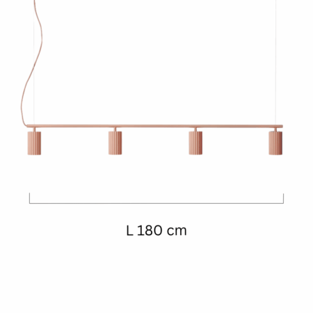 Interior Light 4 Linear Pendant for Luxury Billiard Table