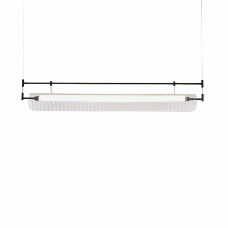 Modern Art Glass Linear Interior Billiard Light
