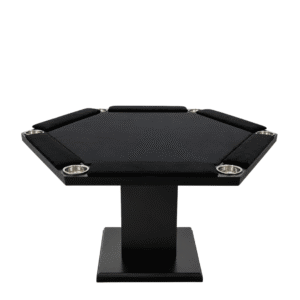 6 Player Card Table | Black Poker Table RSPT03