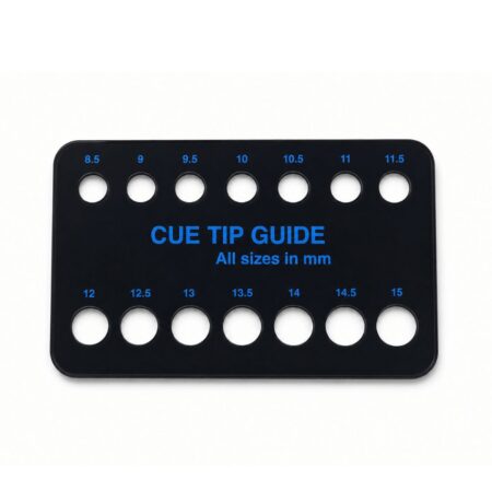 Cue Tip Size Guider in MM