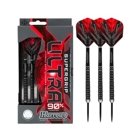 Harrows Super grip Ultra 90% Steel Tip Darts | Dart Pins