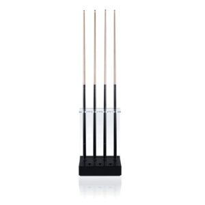 7 Hole Glass Billiard Cue Rack Stand