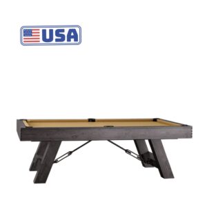 8ft American Pool Table/Charcoal