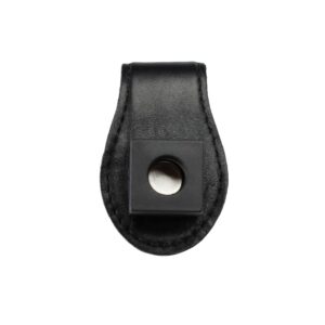 Black Leather Chalk Holder