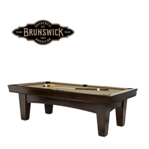 8ft Brunswick Winfield Pool Table | Espresso