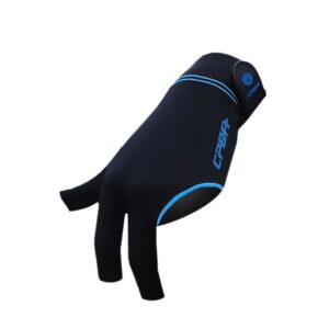 CPBA Pool Billiard Velcro Right Hand Gloves/Black