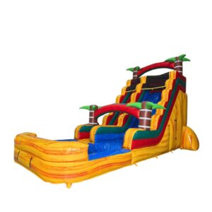 Inflatable Yellow Slide Bouncing Castle