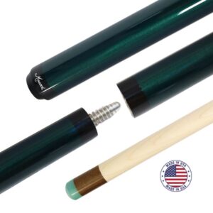 Meucci Pogo Metallic Jump Cue/Green