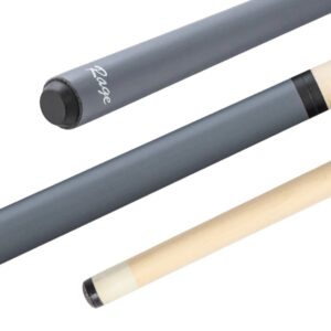 1/2pc Rage Dark Grey Youth Billiard Cue