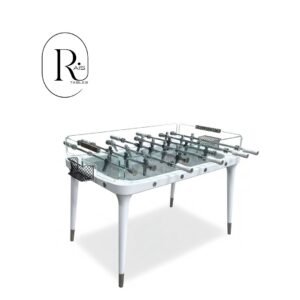 Rais White & Gray Foosball Table - RSWH25B