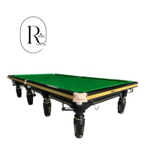 Rais Professional Snooker Table 12 Ft Steel Cushion/Black T9A