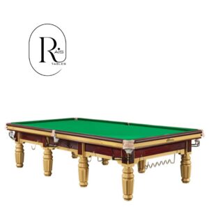 Rais Professional Snooker Table 12 Ft Steel Cushion/Gold T10A