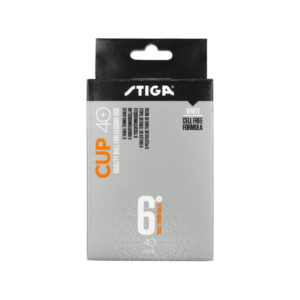 Stiga Tennis Balls Cup | 6 White Ping Pong Balls