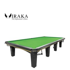 Wiraka Armour Rocky Snooker Table 12ft Steel Cushion/Black