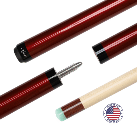 Meucci Pogo Metallic Jump Cue/Red