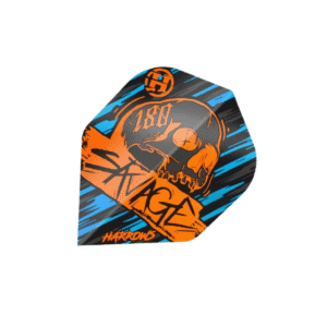 Harrows Savage Dart Flight/Orange-Blue